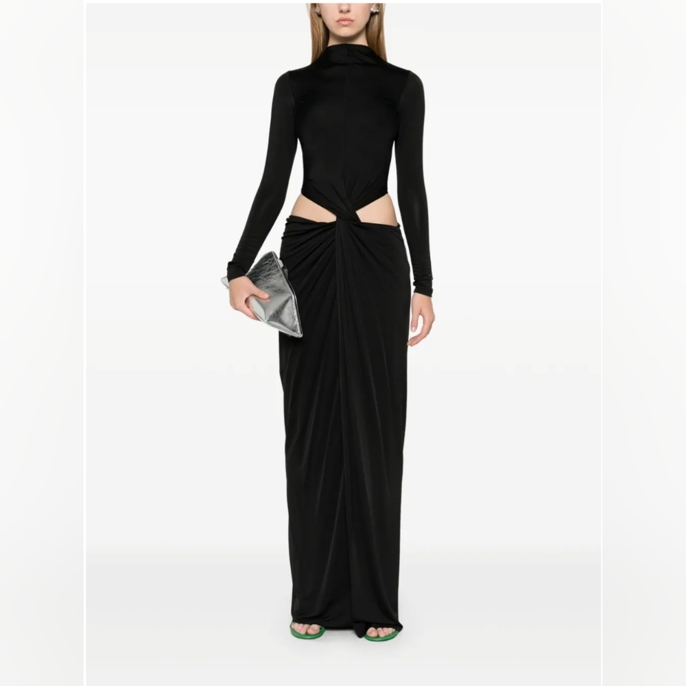 Cult Gaia Keri Black Gown US4/SM - Picture 1 of 7